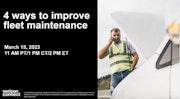 4 ways to improve fleet maintenance